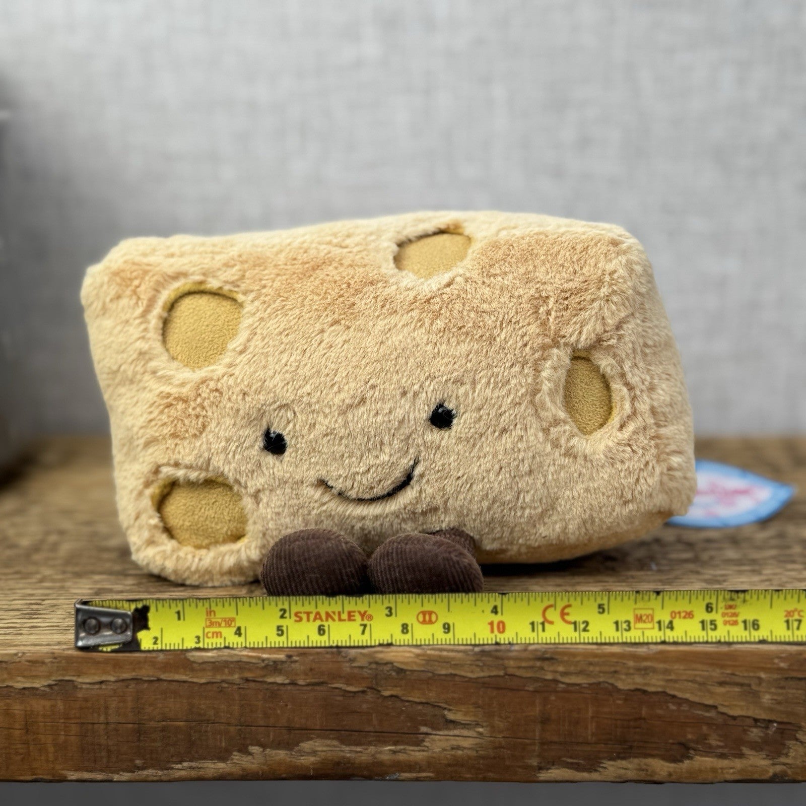 Jellycat Amuseable Swiss Cheese - Cheese Jellycat Beanie Food Rare With Tags 8”