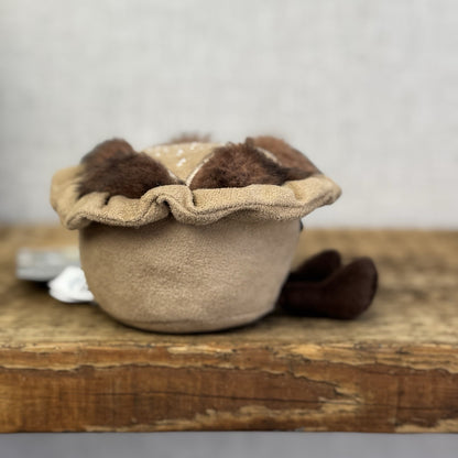 Jellycat Amuseable Mince Pie Soft Toy - Christmas Plush Beanie Small Pie 5" (#2)