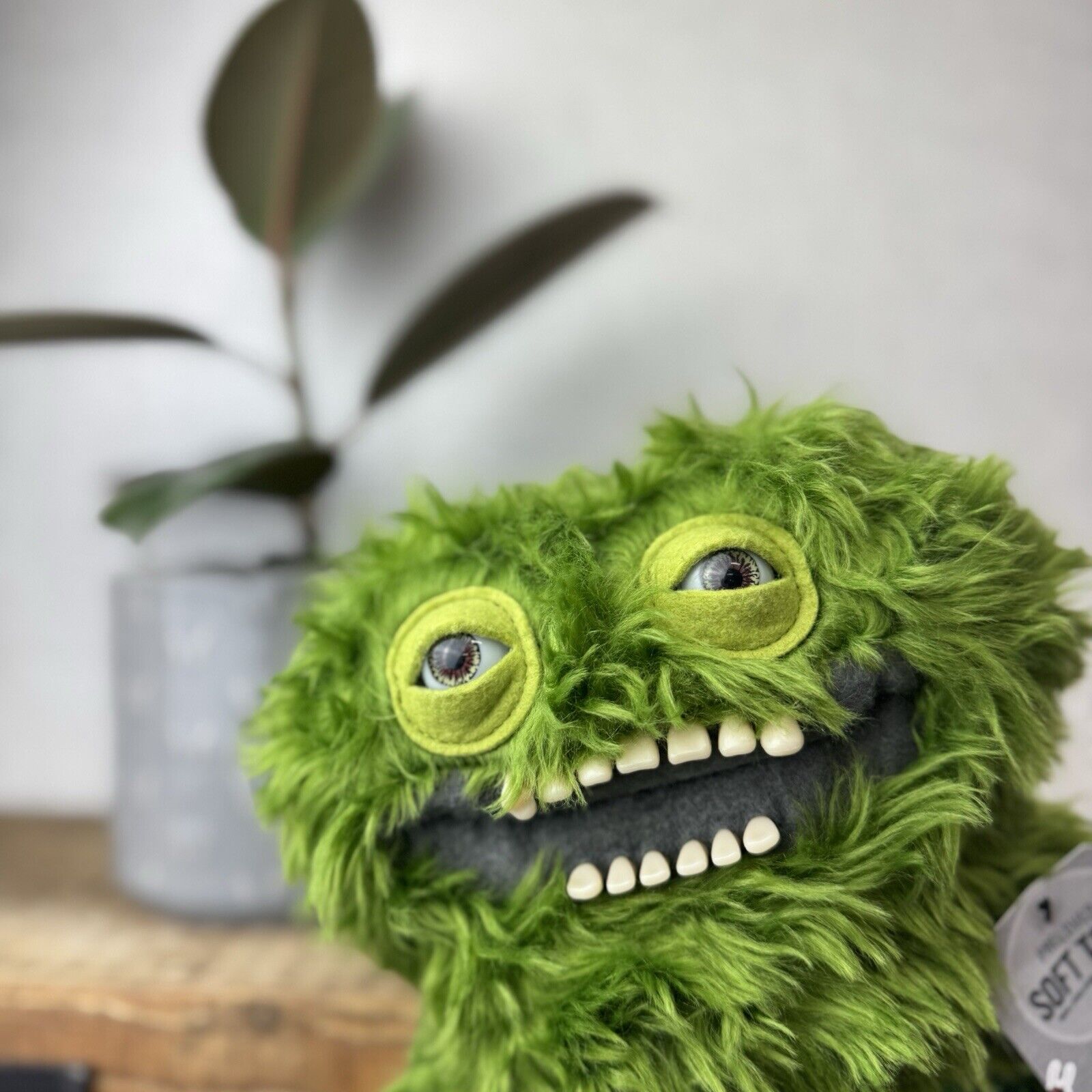 Fuggler - Funny Ugly Monster Green Fluffy - Budgie Fuggler Count Underoo McGoo