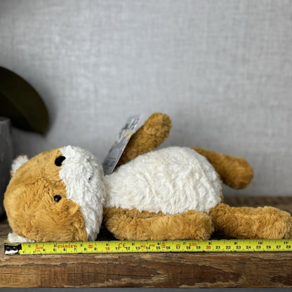 Jellycat Tuffet Fox - Orange Textured Fox Beanie Plush Woodland Retired 12"