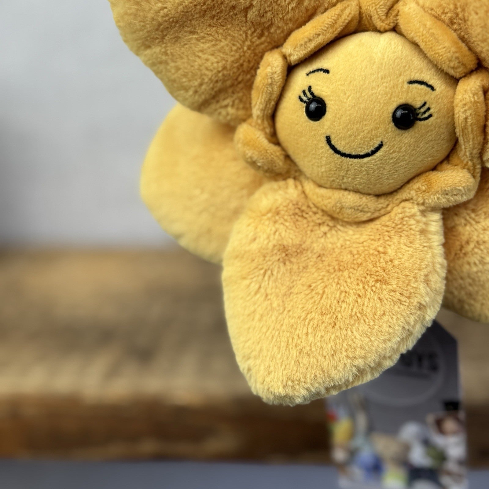 Jellycat Fluery Yellow Daffodil Small - Jellycat Daffodil - Small Flower Plush 
