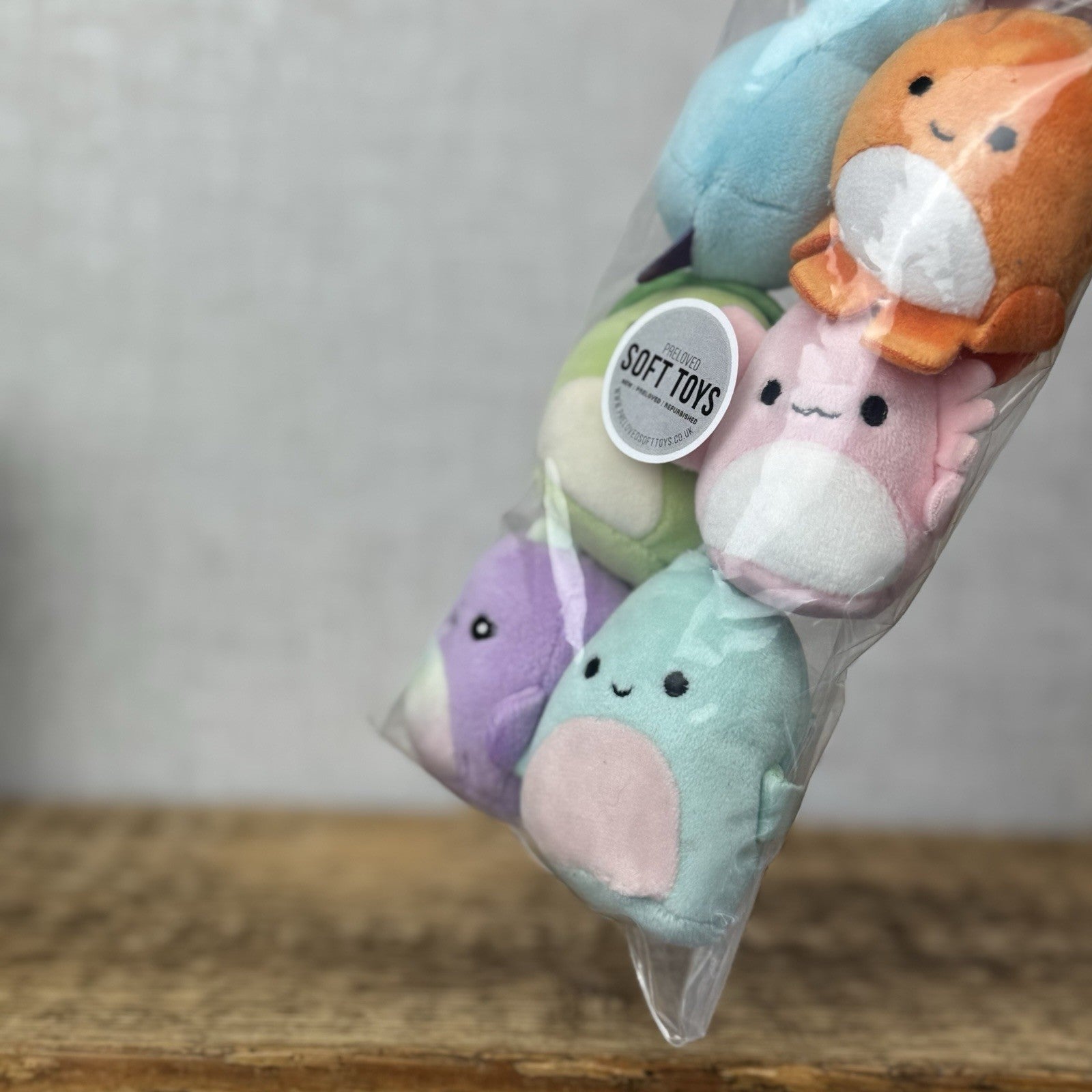 Squishmallow Squishville - Under The Sea Squad x6 Sea Creature Themed Bundle