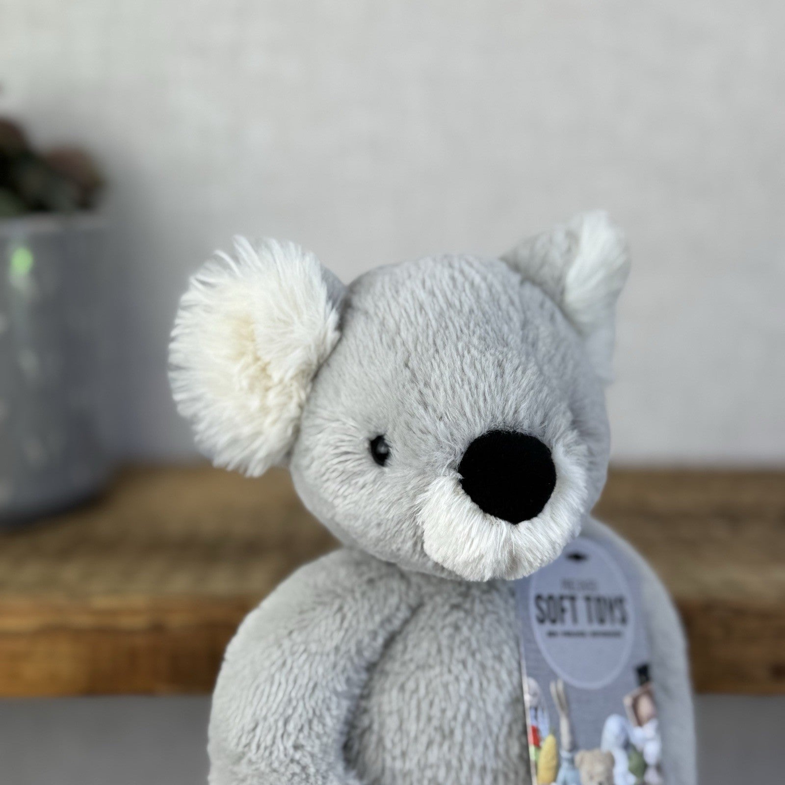 Jellycat Benji Koala Small - Retired Soft Grey Beanie Koala Snugglet 11”