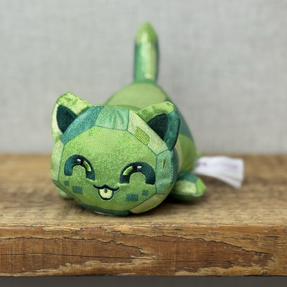 Aphmau MeeMeows - Emerald Cat Plush Green Sparkly Sea Cat Collectible 5"