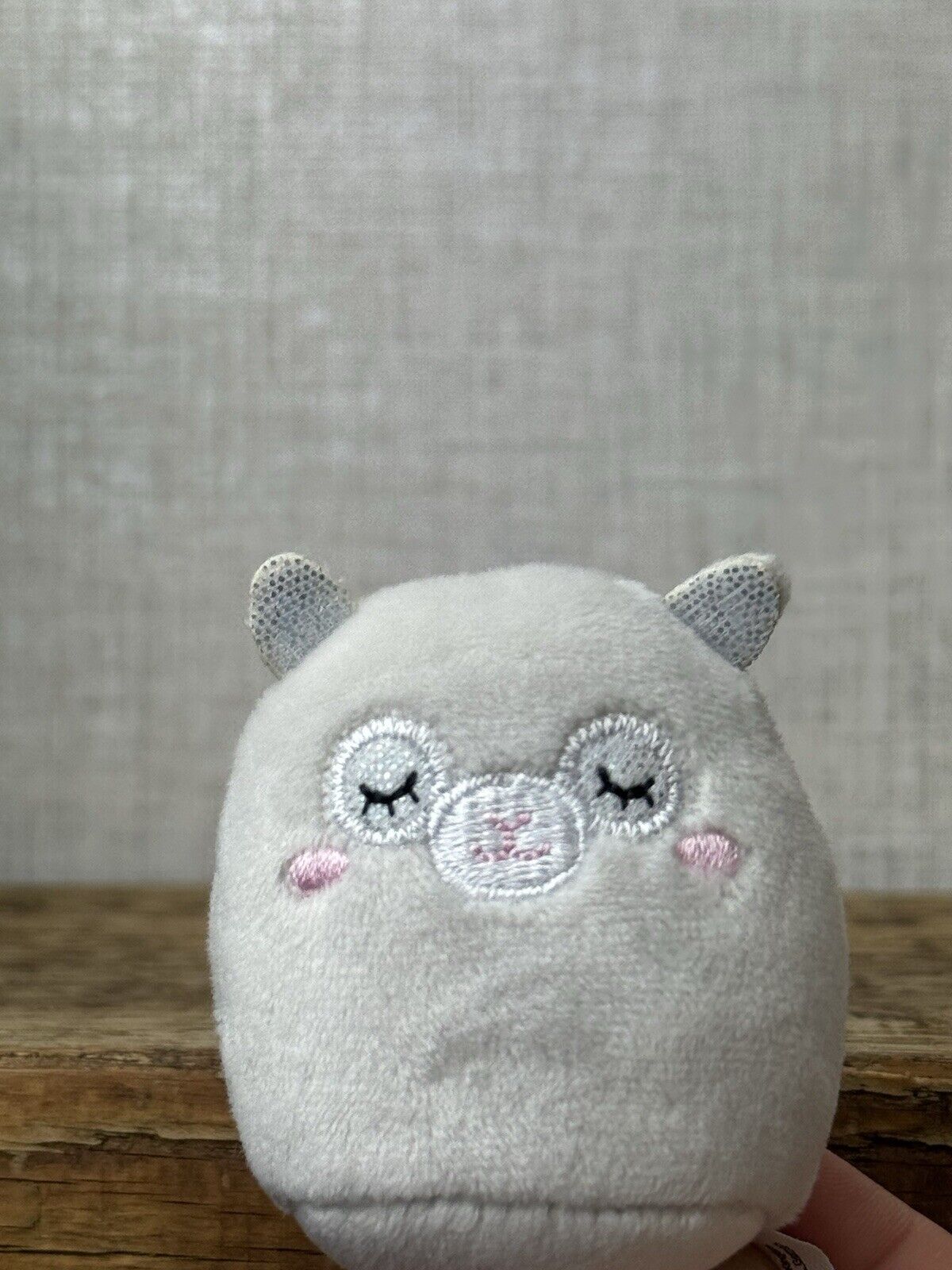 Squishmallow Squishville - Miley Llama - Grey Llama Tiny Squishmallow Plush 2"