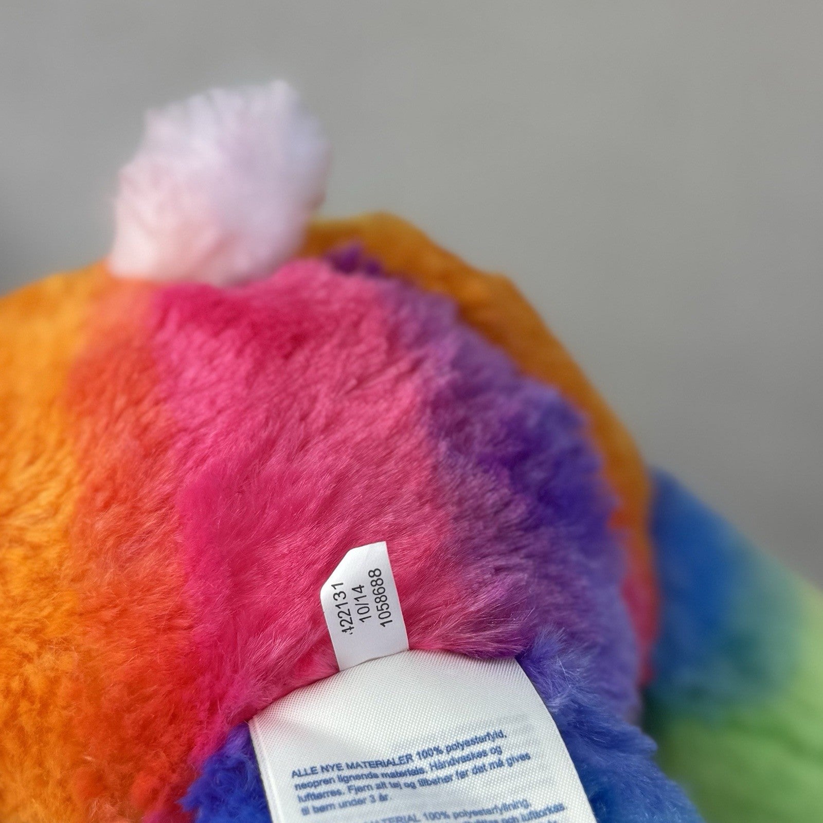 Build A Bear Pop Of Colour Panda Bear 16” Tie Dye Panda BAB Retired 2014