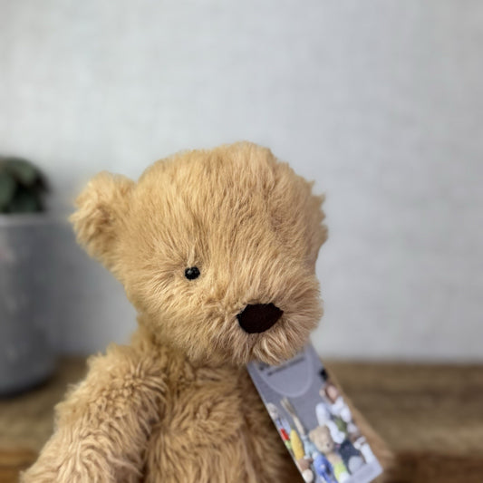 Jellycat Small Benjamin Bear - Maple Colour Small Beanie Bear Plush NWOT 10"
