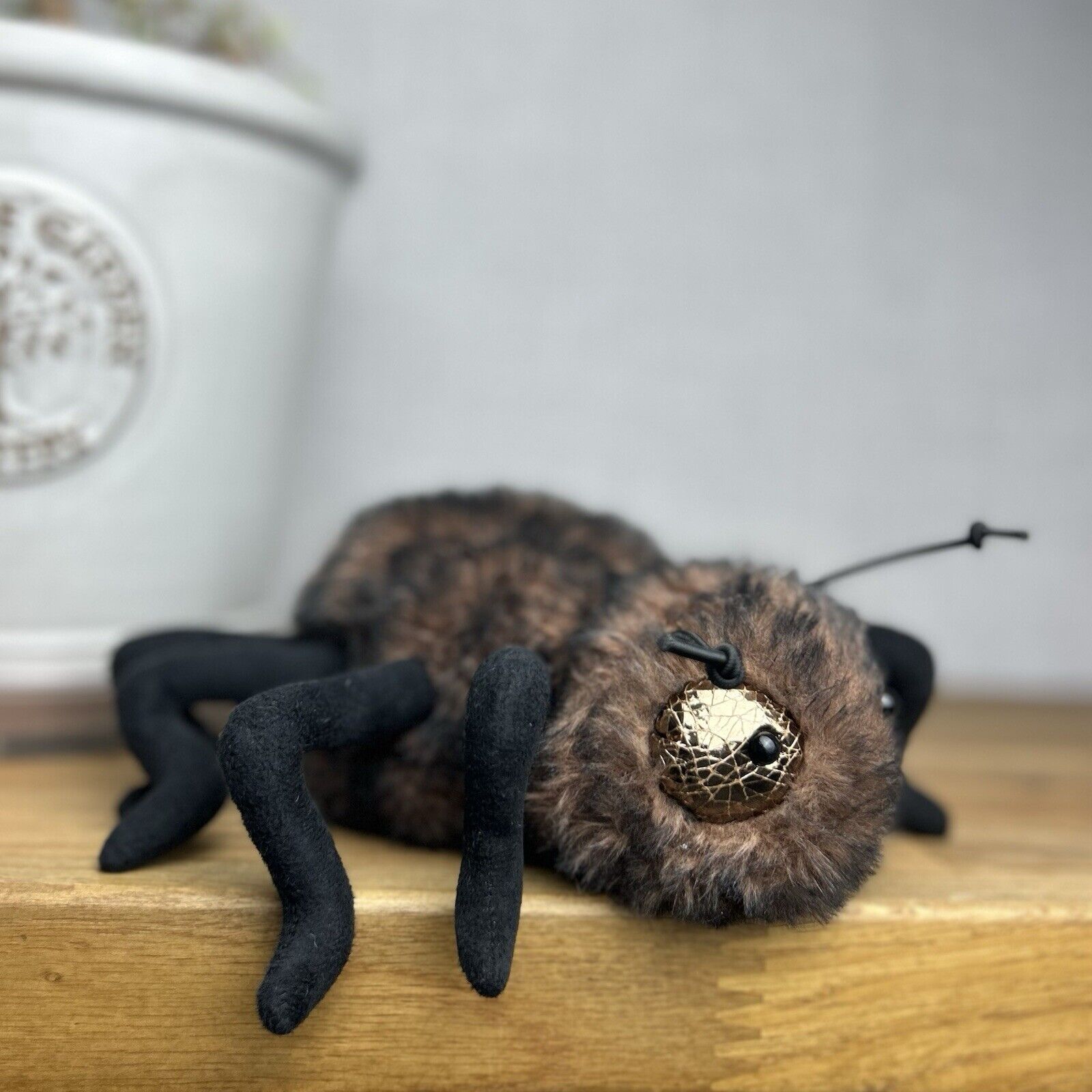 Jellycat Tony Terantula - Fluffy Small Beanie Spider Soft Toy Collectible 6”