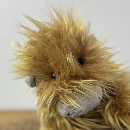 Jellycat Small Truffles Highland Cow - Small Pillow Soft Toy Vintage 7" With Tag