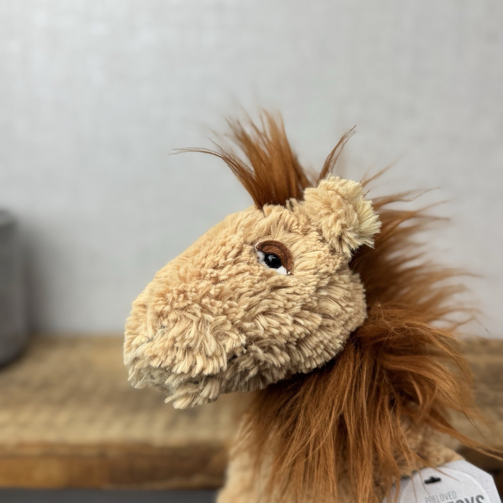 Jellycat Furryosity Camel - Grumpy Beige Camel Rare Soft Toy 15" Medium Plush