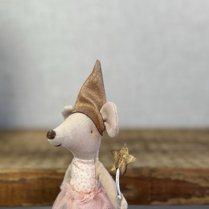 Maileg Toothfairy Mouse - Mouse OnlyFairy Mouse With Wand, Hat & Tutu