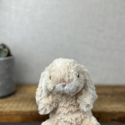 Jellycat Yummy Bunny Beige Rabbit - Mini Beanie Rabbit Retired 5”