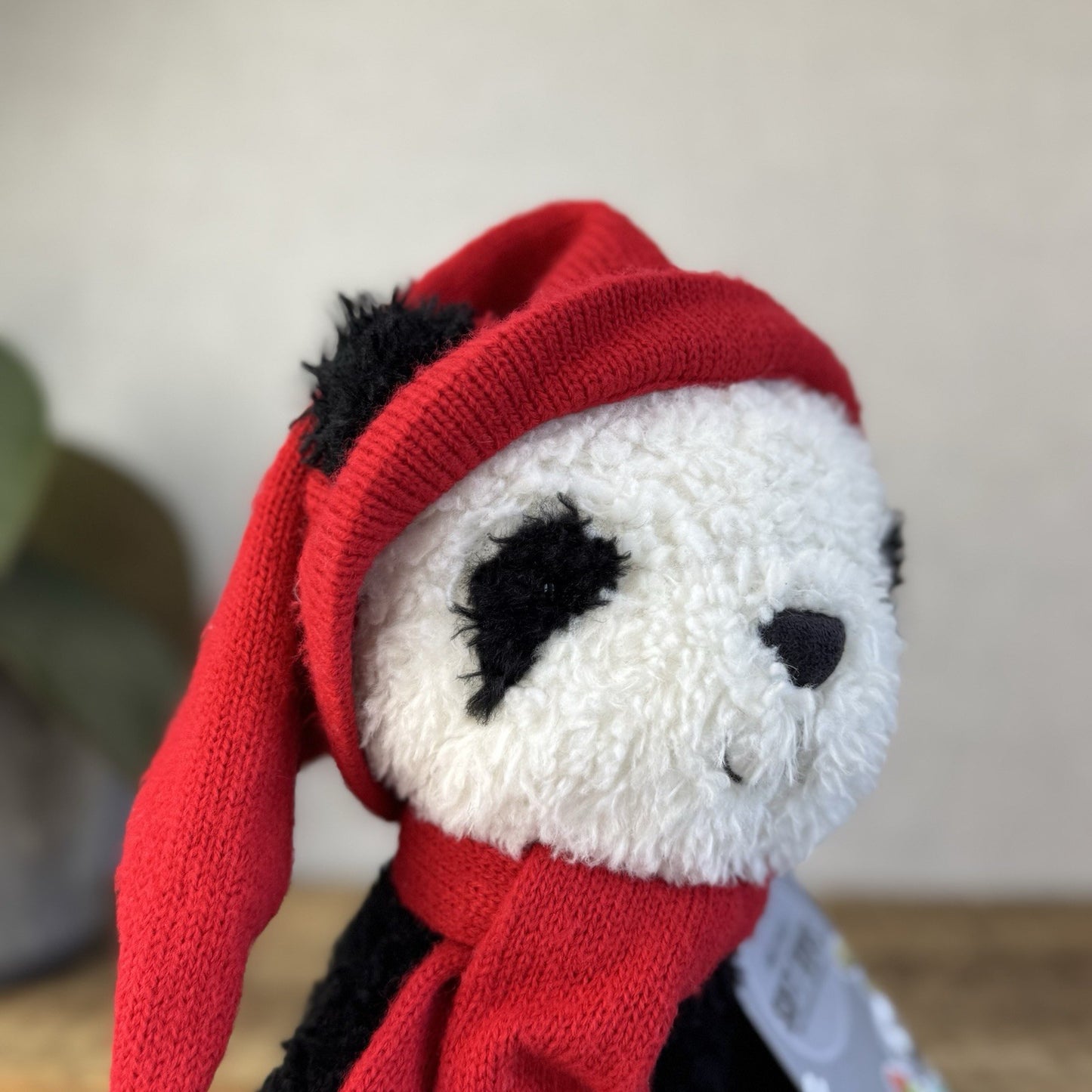 Jellycat Vintage Panda In Beanie & Scarf - John Lewis Exclusive Panda Beanie 14”