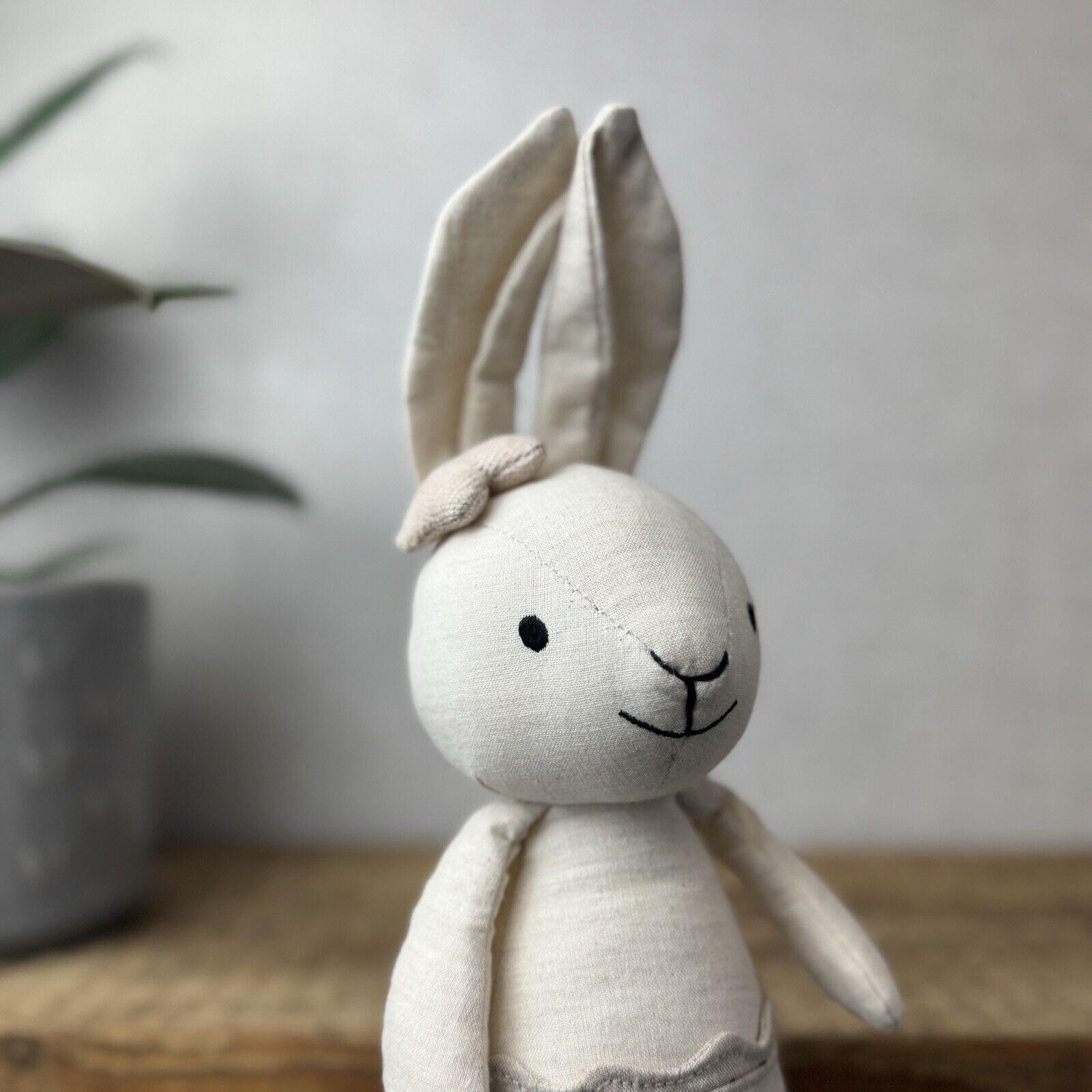 Jellycat Cream MerBunny - Mermaid Bunny Linen Beanie Plush Medium Soft Toy 12"