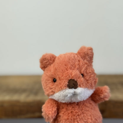 Jellycat Wee Fox - Mini Orange Fox Retired Jellycat Soft Toy Woodland 6" Mini