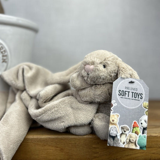 Jellycat Beige Bashful Bunny Soother - Comforter Beige Neutral Gender Neutral