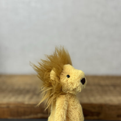 Jellycat Tiny Bashful Lion - Miniature Beanie Lion Retired Rare Small NWOT 6"