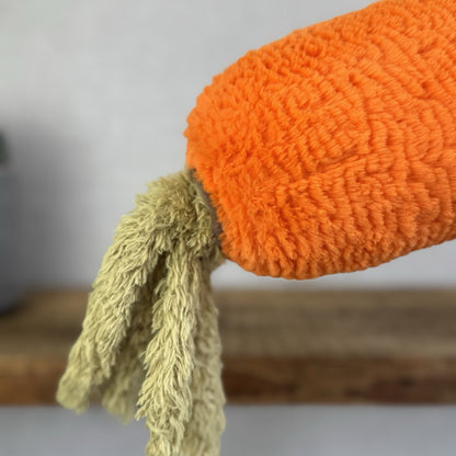 Jellycat Large Amuseable Carrot - Orange Fluffy Carrot Beanie Plush Retired 15"