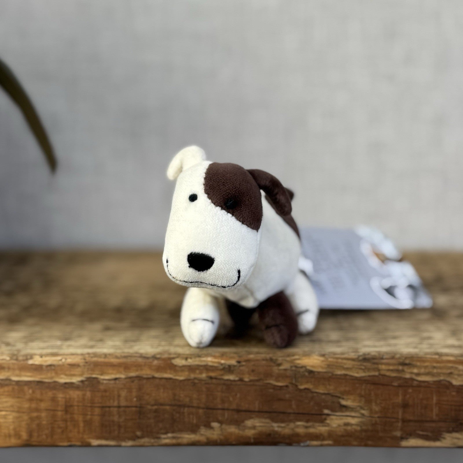Jellycat Pocket Dog - Vintage Retired Tiny Suede Dog Puppy Mini Plush 4"