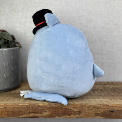 Squishmallow Samir The Whale Valentines Sea Creature Cute With Tags 7.5" 