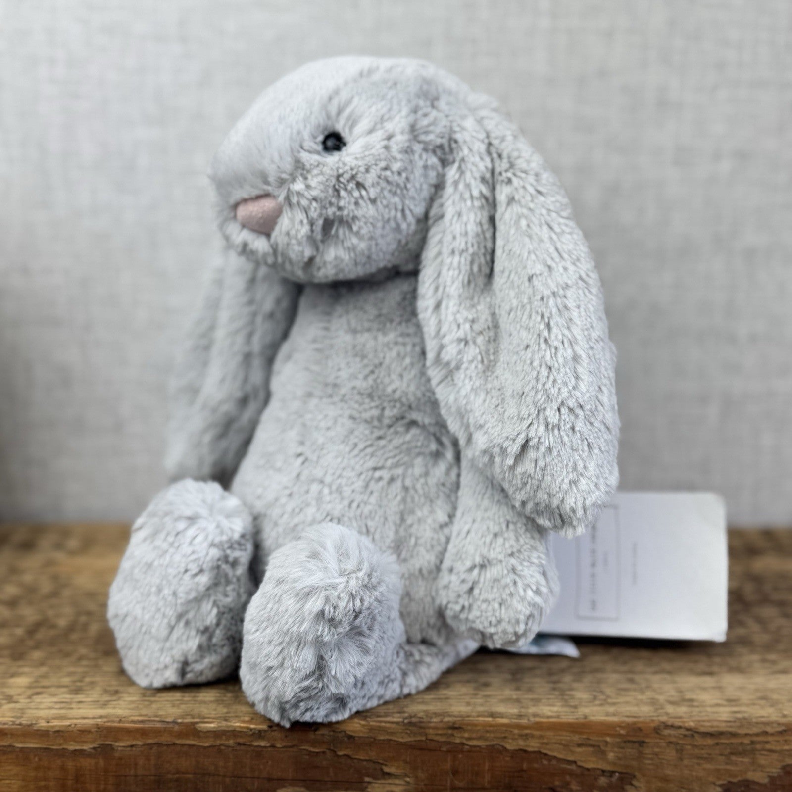 Jellycat The Little White Company Silver Bashful Bunny - New With Tags 12”