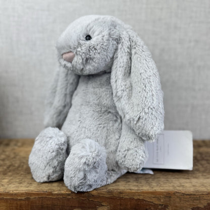 Jellycat The Little White Company Silver Bashful Bunny - New With Tags 12”