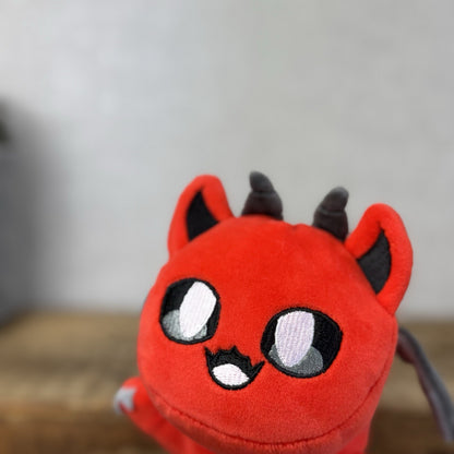Aphmau Nether Cat Red Devil - RARE Small MeeMeows Plush Collectible 5"