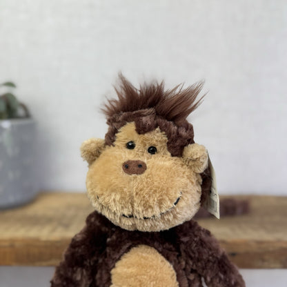 Jellycat Small Pickles Monkey - Vintage Jellycat Monkey New With Tags 12" Rare