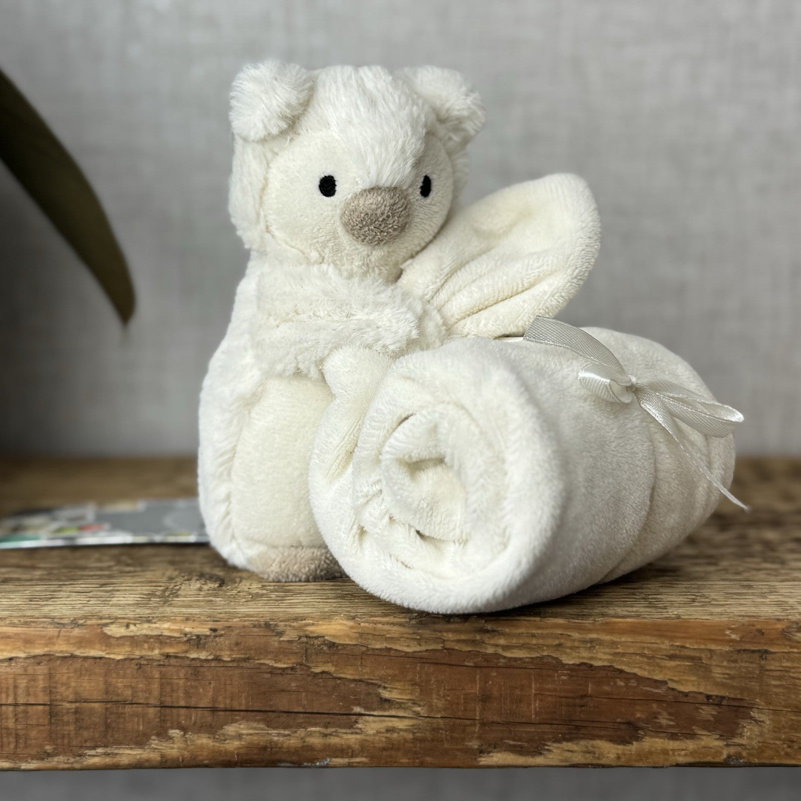 Jellycat Snowy Owl Soother - White Comforter Owl Bird Neutral Bab Comforter