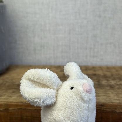 Jellycat Pip Mouse - Miniature Cream/White Mouse Mice Vintage Rare Retired 4"