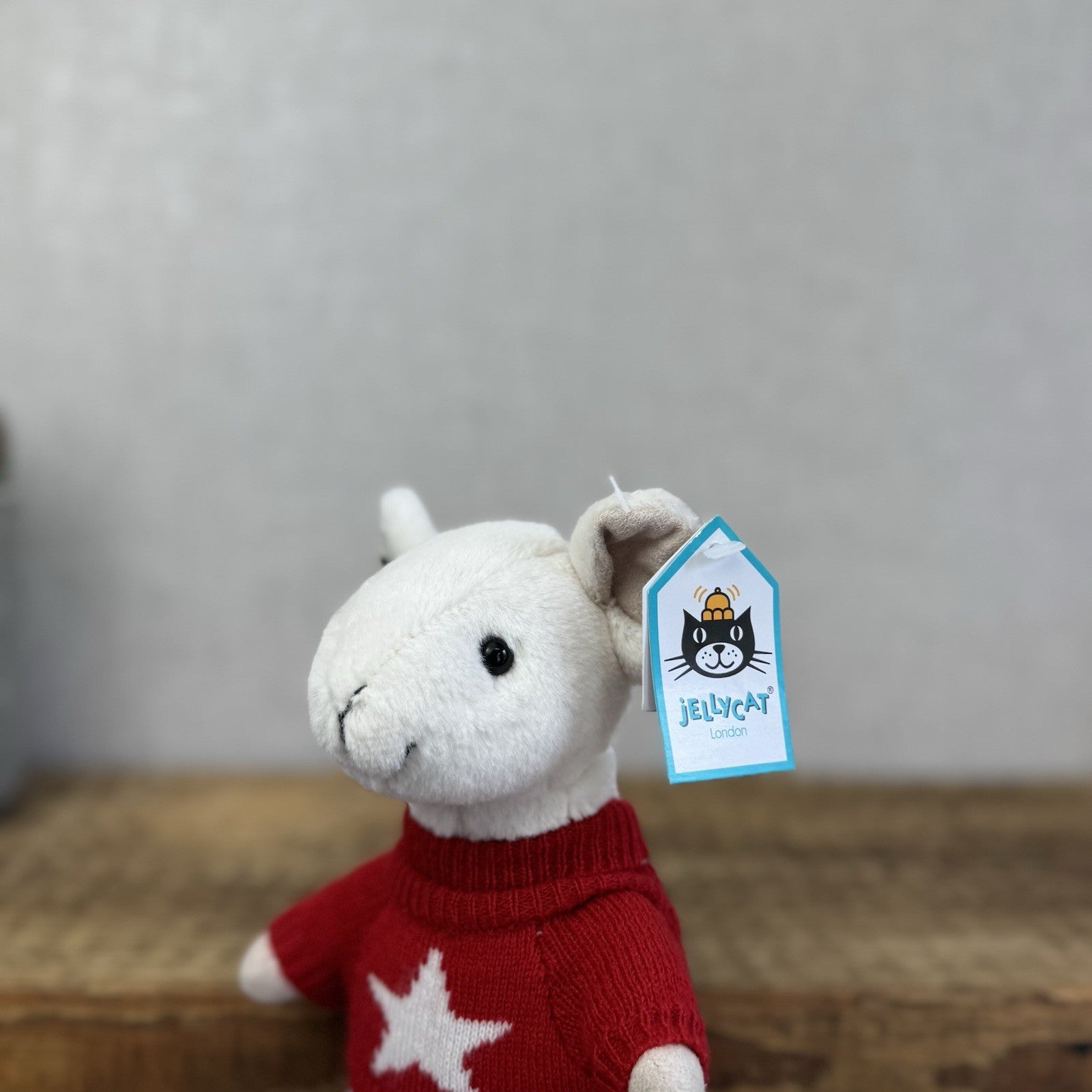 Jellycat Merry Mouse With Jumper - Christmas Soft Toy Retired New With Tags 8"