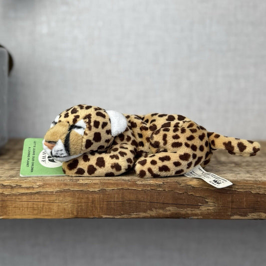WWF Small Leopard Beanie - Anna Club Plush New With Tags Small Leopard Soft Toy 