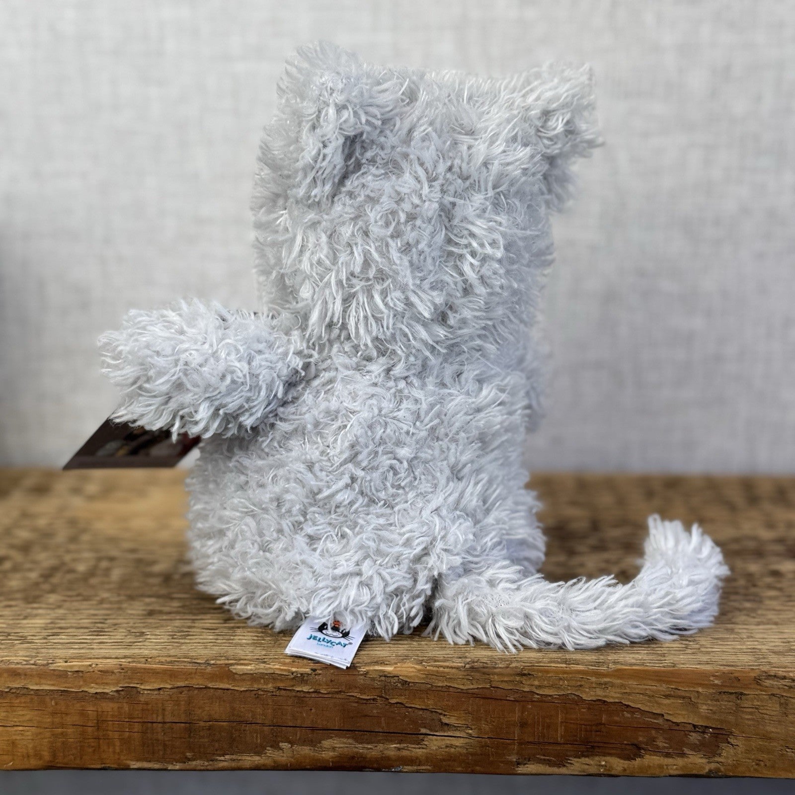 Jellycat Little Kitten - Small Grey Beanie Kitten Cat Retired Rare Small 7"
