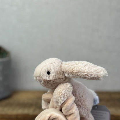 Jellycat Smudge Bunny Soother - Smudge Comforter Soft Toy Peachy Bunny Soother