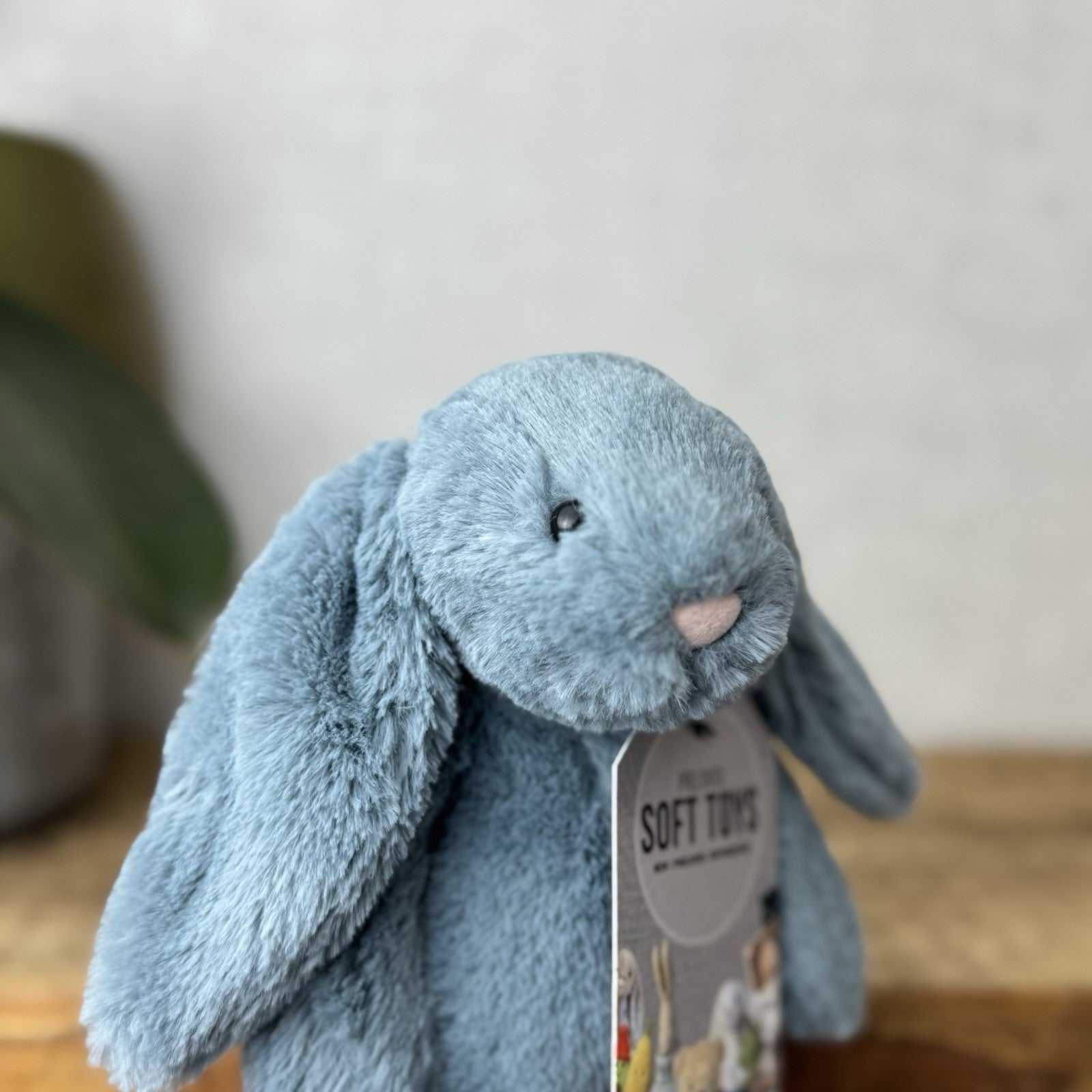 Jellycat Small Dusky Blue Bashful Bunny - Small Grey/Blue Rabbit Bunny 8" (#2)