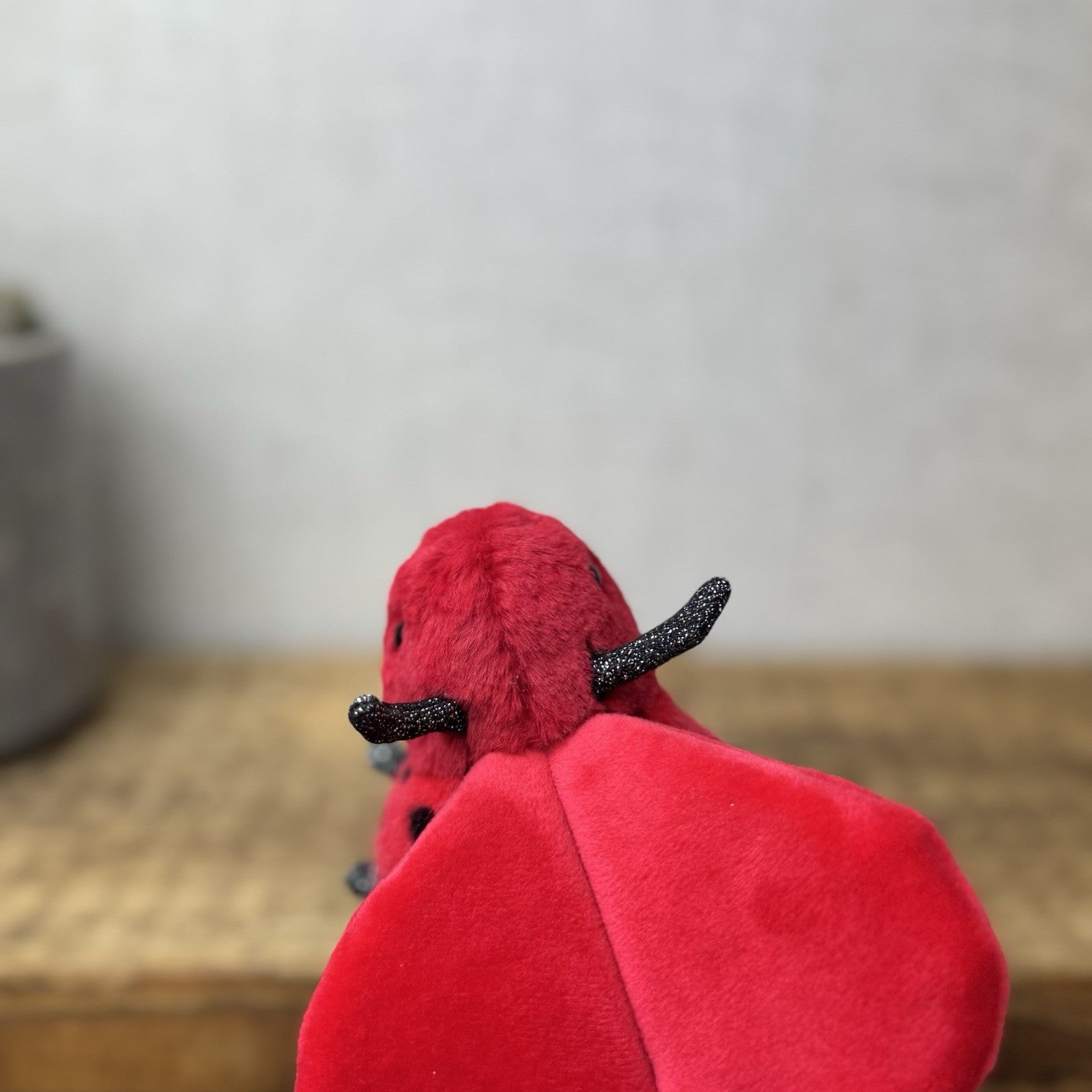 Jellycat Loulou Love Bug - Mini Ladybird Soft Toy Beanie Plush New With Tags 5"