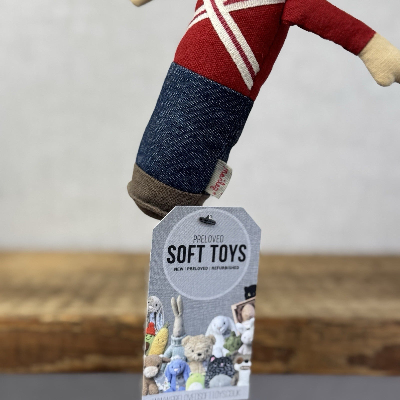 Maileg Rattle Soldier Retired 2012 - Small Solider Beanbag Rattle Toy Rare