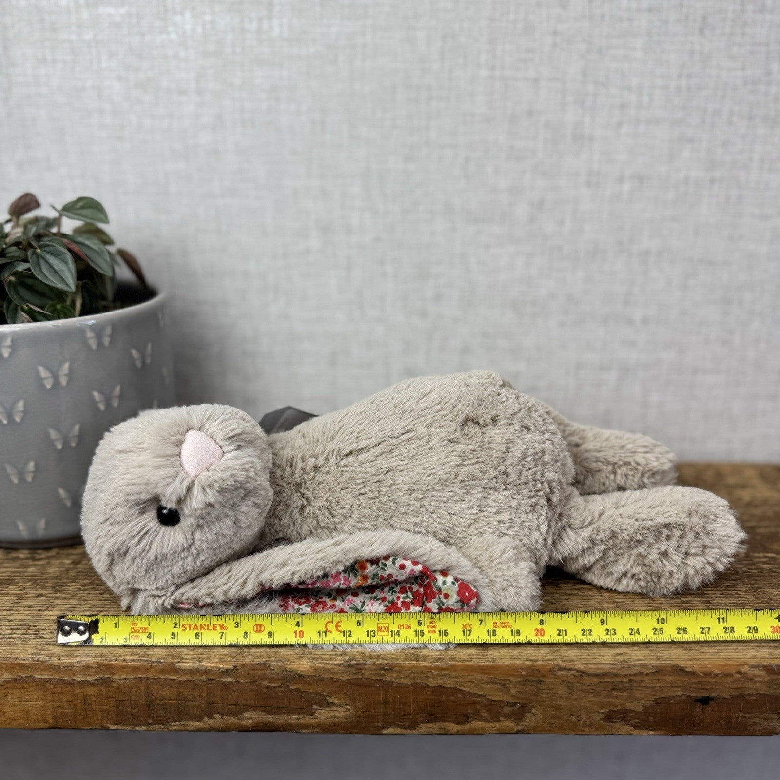 Jellycat Medium Bashful Beige Posy Blossom Bunny - Beige Bunny Floral 12” (#2)