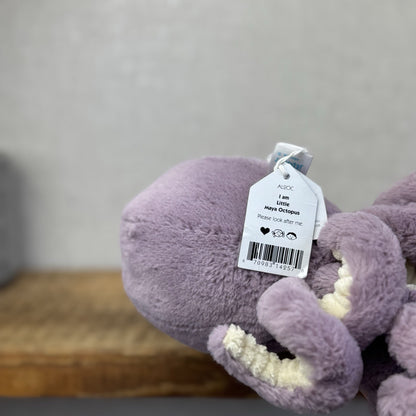 Jellycat Little Maya Octopus - Purple Octopus Beanie Super Soft 6” New Tags