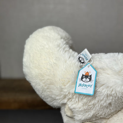 Jellycat Huge Snow Dragon - New With Tags Big White Sparkly Dragon 2ft