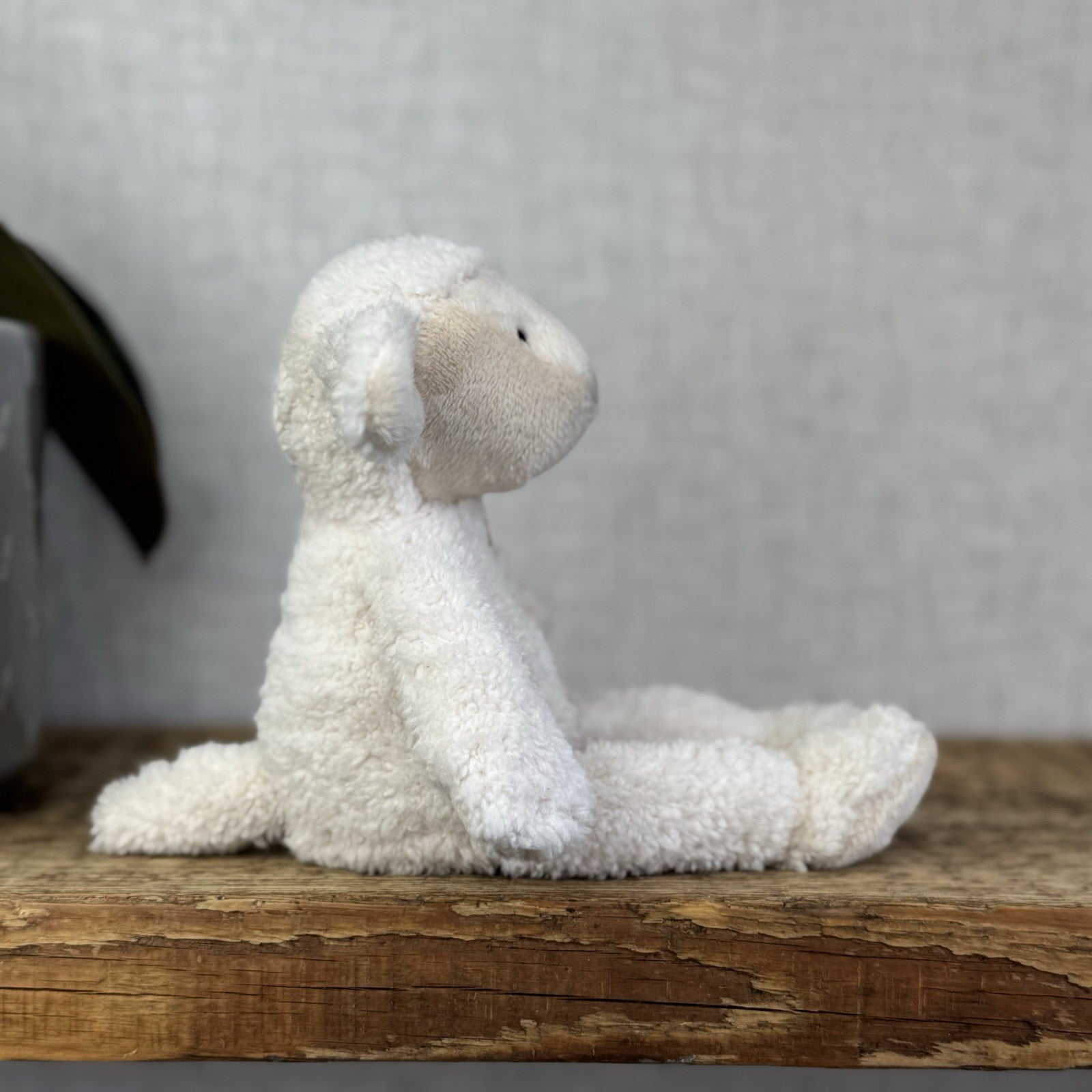 Jellycat Jellykitten Junior Jinglejack Lamb - Vintage Tiny Lamb (Slackajack) 9”