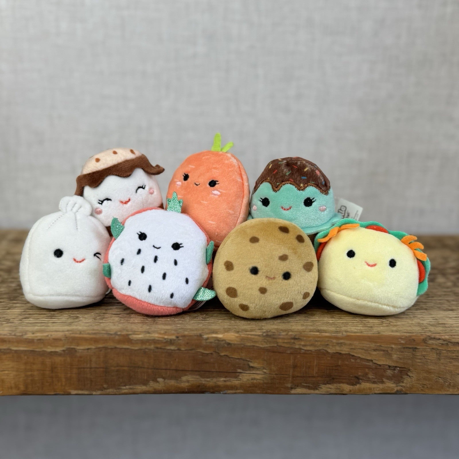 Squishmallow Squishville -Whats Cooking Squad (Mixed Food) x7 Bundle