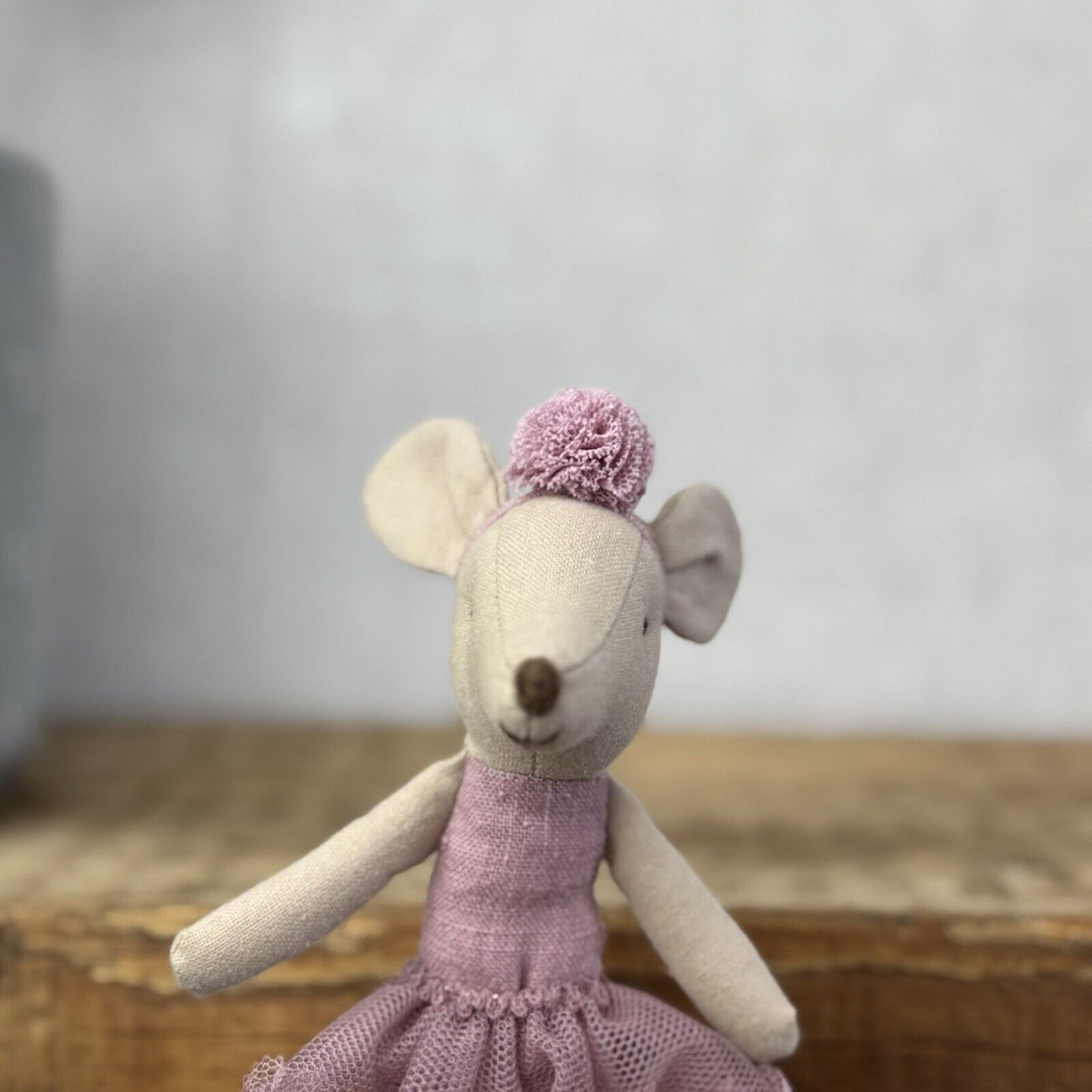 Maileg Ballerina Mouse - Big Sister - Heather - Purple Ballet Mouse Mice New