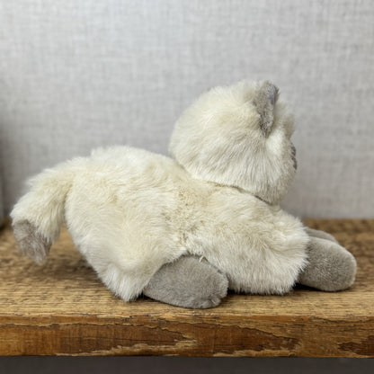 Dakin Vintage Persian Cat Soft Toy - Fluffy Persian Kitten Cat Soft Plush 10"