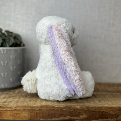 Jellycat Medium Bashful “patchwork” Bunny Rabbit - Custom Made Bunny Rabbit 12”