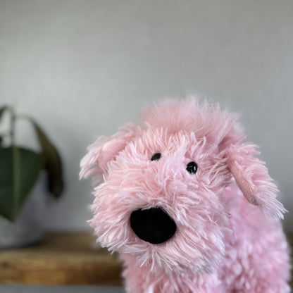 Jellycat Pink Truffles Puppy Dog  - Truffles Puppy Soft Pink NWOT Cushion 14”