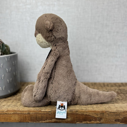 Jellycat Medium Bashful Otter - Rare & Retired Otter Soft Toy Beanie Medium 12"