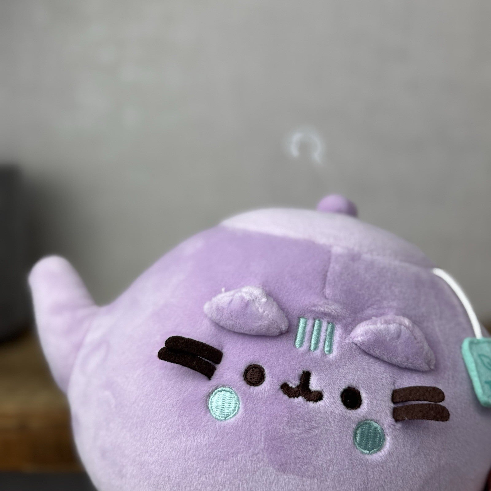 Gund Pusheen Cat - Teapot Pusheen Soft Squishy Plush Toy Collectible NWOT 8"