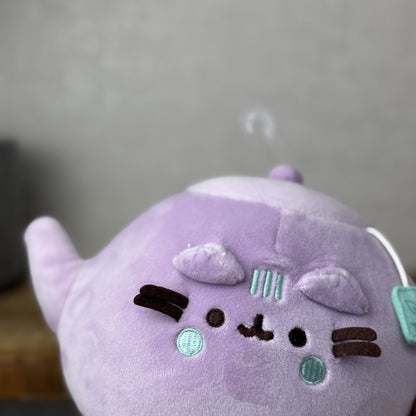 Gund Pusheen Cat - Teapot Pusheen Soft Squishy Plush Toy Collectible NWOT 8"