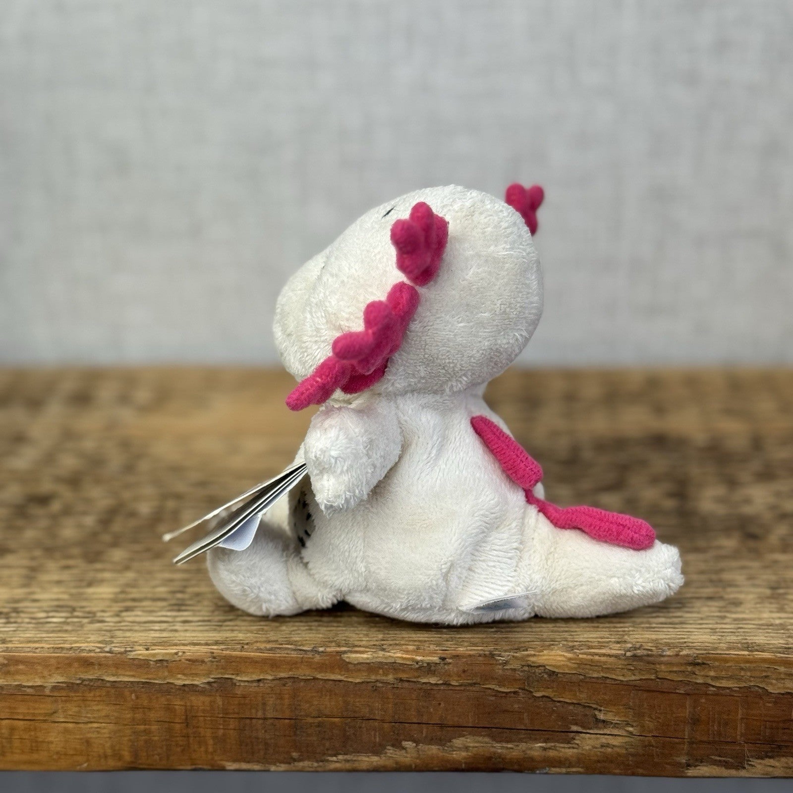 Blue Nose Friends Eduado The Axolotl White/pink Rare Collectible (imperfect Tag)
